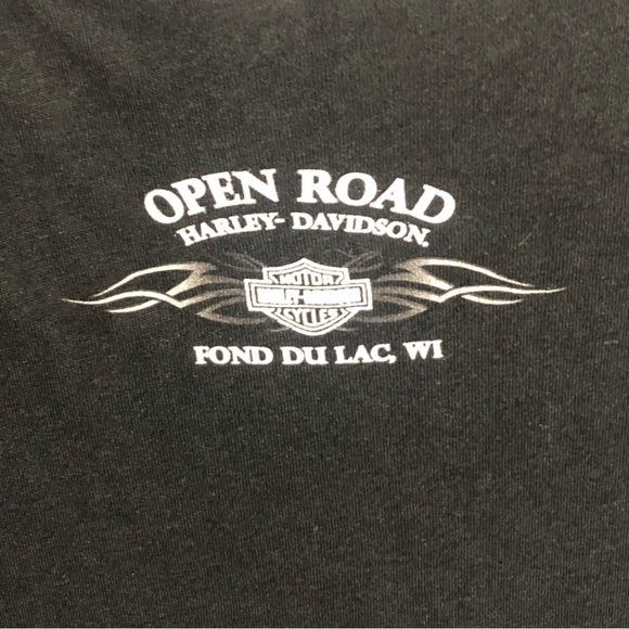 Harley Davidson Short Sleeve Shoulder Neckline Size XL Pre-Loved - Picture 4 of 5